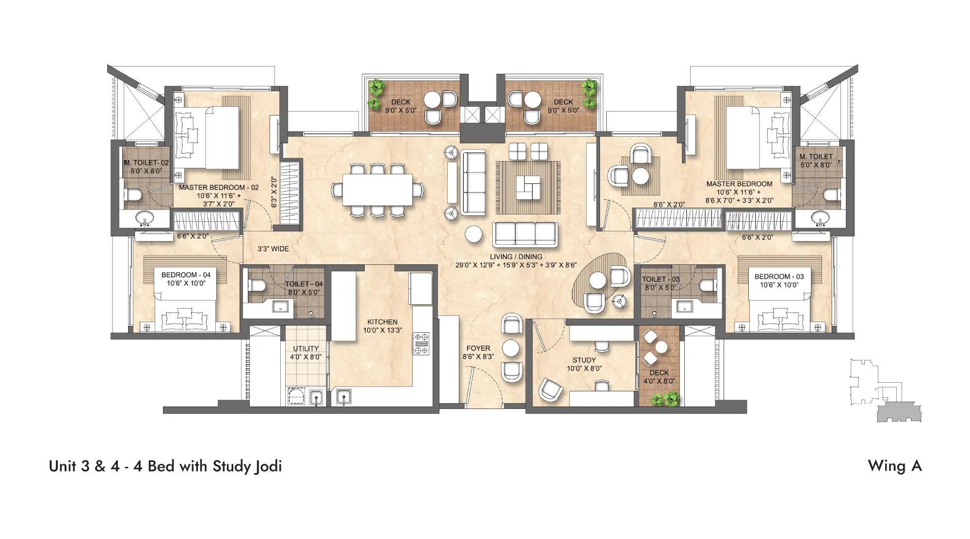 3 BHK FLOOR PLAN
